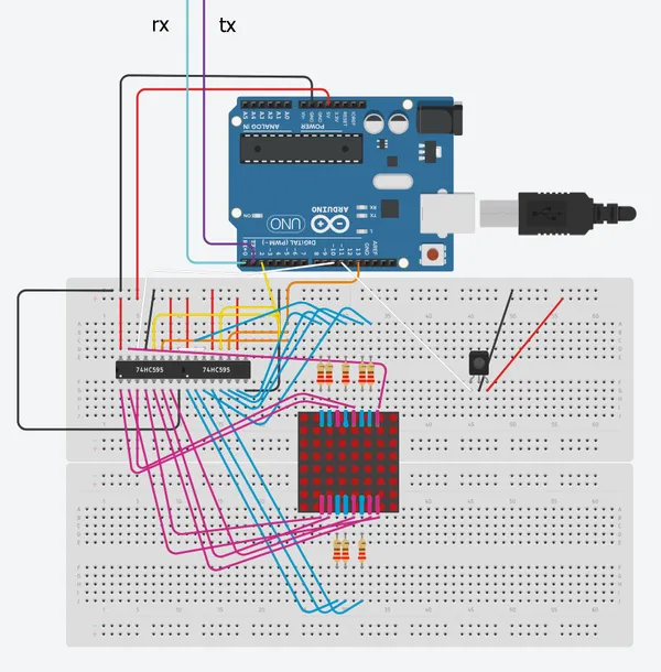 Tinkercad schema voor de maze puzzel